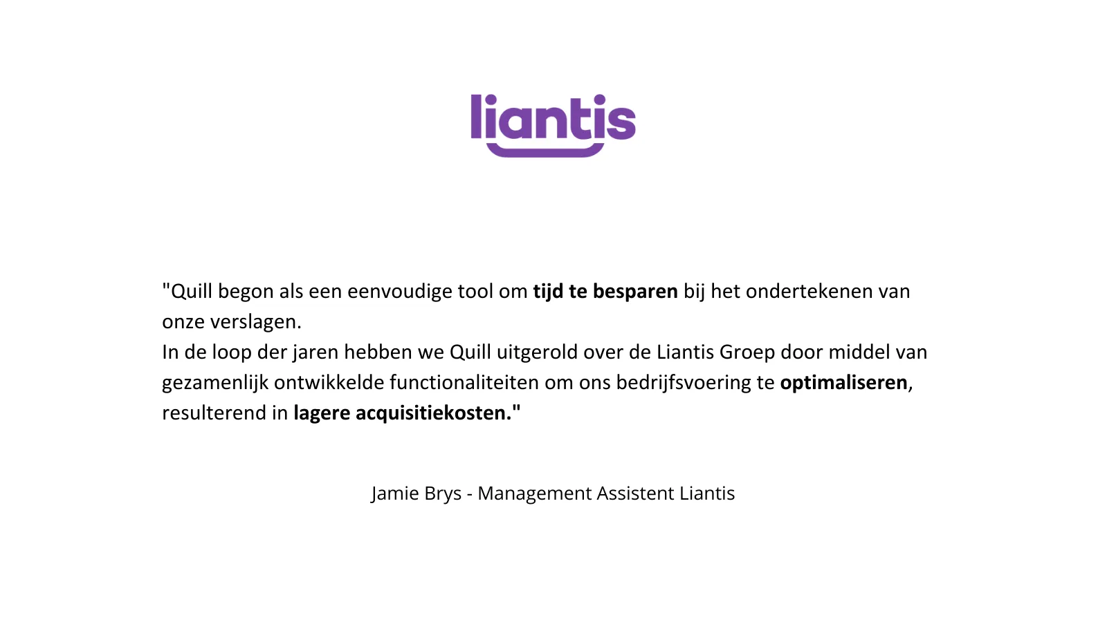 Liantis - Quote - NL