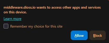 Browser Local Network Access