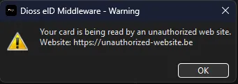 Dioss Middleware Unauthorized Website